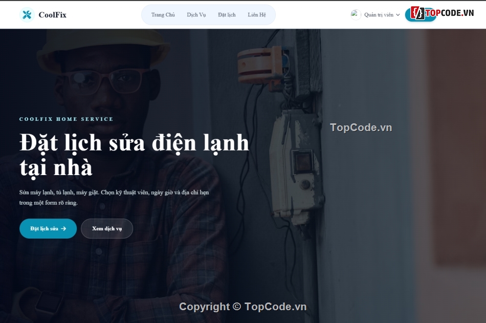 code đặt lịch,đồ án đặt lịch,đặt lịch sửa chữa